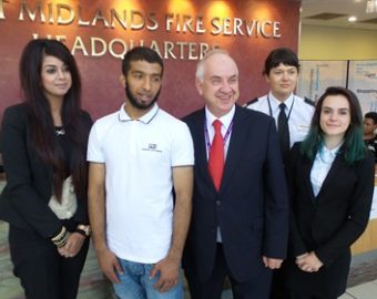 Unique work placements with Birmingham's police, fire and council