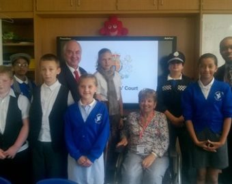 Police and Crime Commissioner attends Magistrates in the Community event