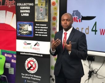 Assistant Police and Crime Commissioner visits Holte school to take a close look at work to prevent violent crime