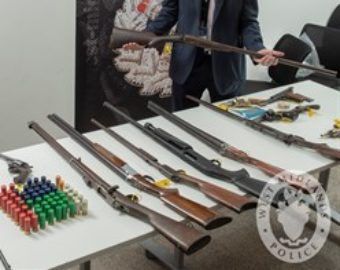 More than 100 weapons taken off streets in latest WMP firearms surrender