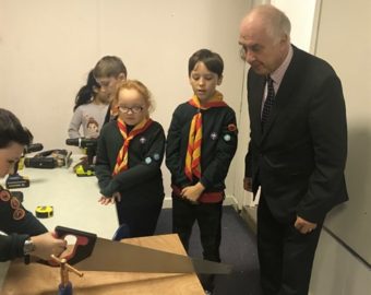 PCC visits 24th Birmingham Scout Group