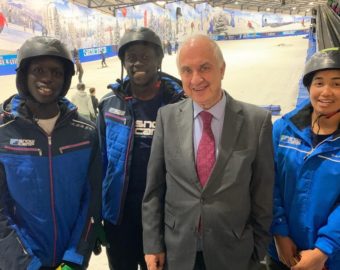 Skiing and Snowboarding help to reduce violence
