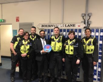 Assistant Police Commissioner personally thanks police officers for keeping people safe over the Christmas and New Year