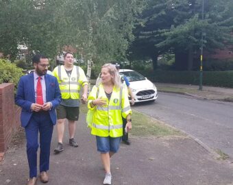 West Midlands Deputy PCC announces £20,000 for Street Watch groups across the West Midlands