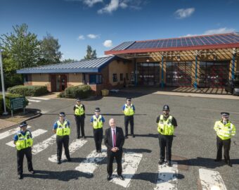 West Midlands Police Officers Move Into Fire Station
