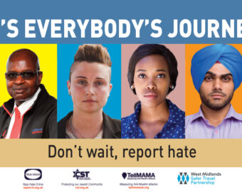 Safer Travel Relaunch Anti-Hate Crime Campaign To Encourage Passenger Reporting