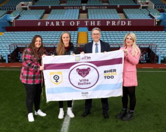 PCC and Victims’ Commissioner celebrate International Women’s Day with Aston Villa