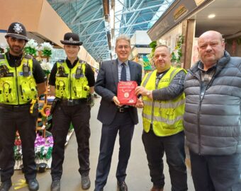 West Midlands PCC Simon Foster buys 400 new life-saving bleed control kits
