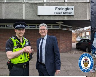 PCC joins officers during West Midlands crackdown on knife crime