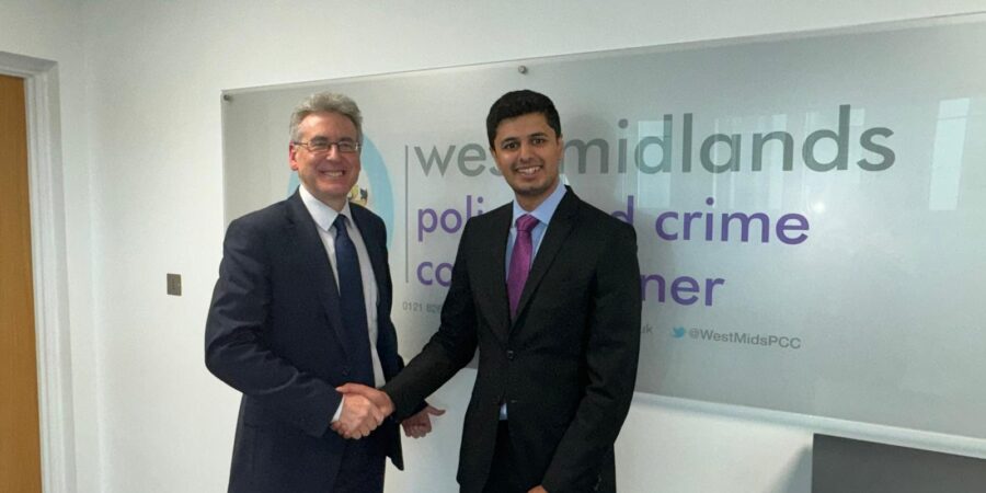 PCC Simon Foster has appointed Wasim Ali as his new Deputy PCC for the West Midlands