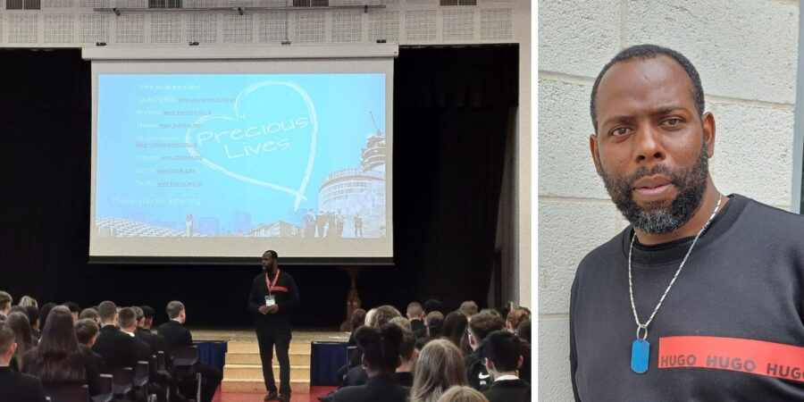 Precious Lives speaker Augustus Stewart is no stranger to gang culture having been thrust into a life of crime in inner-city Birmingham as a young teenager