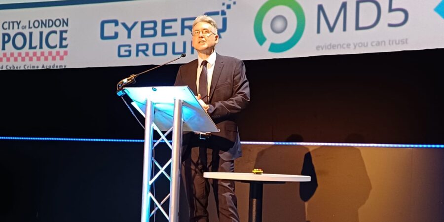 PCC Simon Foster opened this year's Midlands Fraud Forum in Birmingham