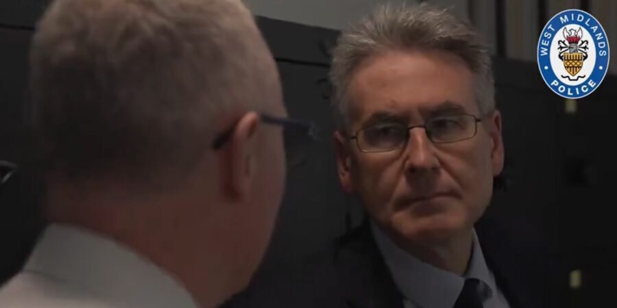 PCC Simon Foster during a visit to C3 to check in on West Midlands Police's call handling team