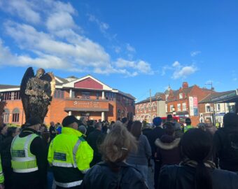 PCC joins praise for unsung heroes honoured at Knife Angel opening ceremony