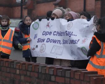 Schoolchildren send powerful message to speeding drivers as PCC hosts police operation