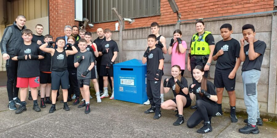 PCC Simon Foster continues to help community groups, including Pumpkin Amateur Boxing Club in Brierley Hill