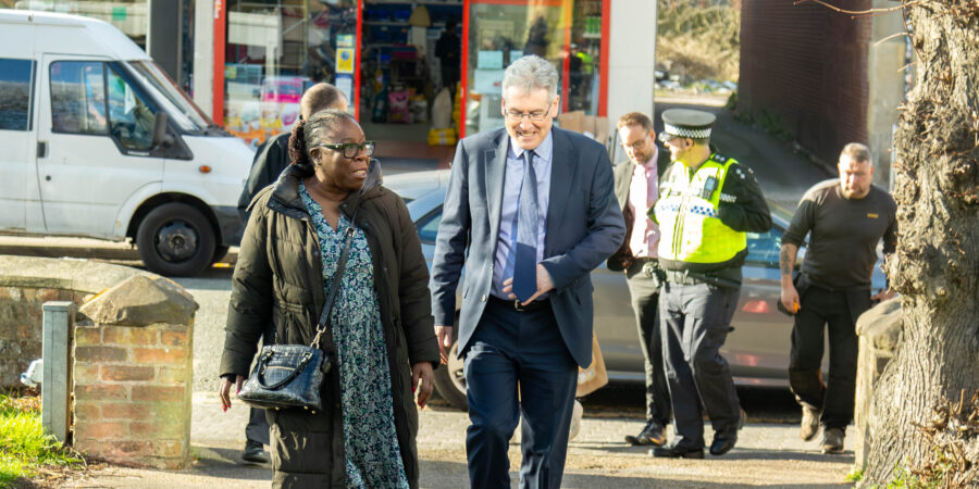 PCC Simon Foster joined MP Paulette Hamilton and West Midlands Police in Erdington for an update on Operation Fearless