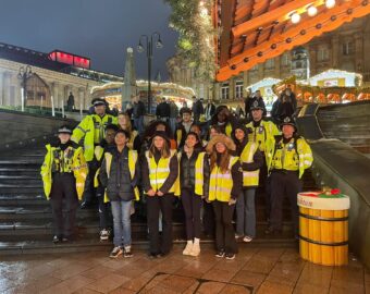 Youth Commissioners join West Midlands Police for Operation Festive in Birmingham