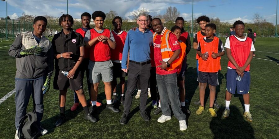 West Midlands PCC Simon Foster visited the Mizizi Boys in Coventry to see the impact the My Community Fund has had on youngsters