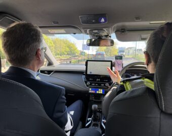 PCC celebrates record-breaking 999 speeds during frontline shift with officers