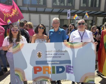 PCC calls on West Midlands Police to apologise as he takes part in Birmingham Pride