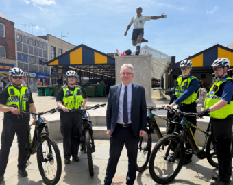 PCC invests £60k in brand new e-bike fleet to boost visibility and tackle crime